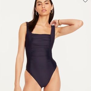 J. Crew Ruched One Piece Swimsuit, Size 4